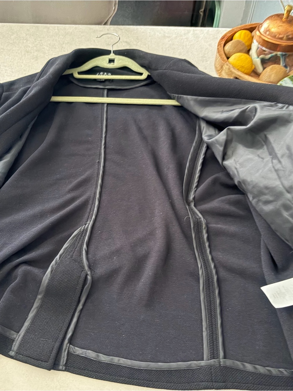 Mackage Black Wool Blend Blazer with Gold Buttons - Picture 14 of 14